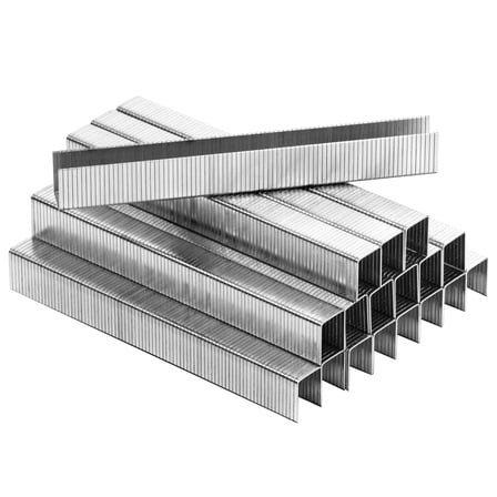 2 Boxes Meite T-50 Staples, 9/16" Length Heavy Duty Staples Galvanized 20 Gauge 3/8" Crown