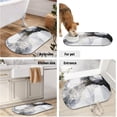 thumbnail image 3 of Black White Marble Bath Mat Rug,Non-Slip Super Absorbent Bath Mat,Shower Bath Mat for Bathroom,Quick Dry Bath Mat for Bathroom Floor,Tub and Shower,Thin Bathroom Rugs Fit Under Door,17"x27", 3 of 6