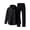 Black, variant on GrmtClth Linen Sets Outfits for Men Summer Hoodie Clothes Breathable Long Pants Button Down Long Sleeve Trend 2 Piece Set Black M