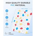 thumbnail image 6 of Bligli Pebble Sink Mat 2-Pack - PVC Kitchen Protector for Stainless Steel/Ceramic, Dish Drying Mat for Dishes, 15.7" x 11.8", Handpainted-Clear, 6 of 7