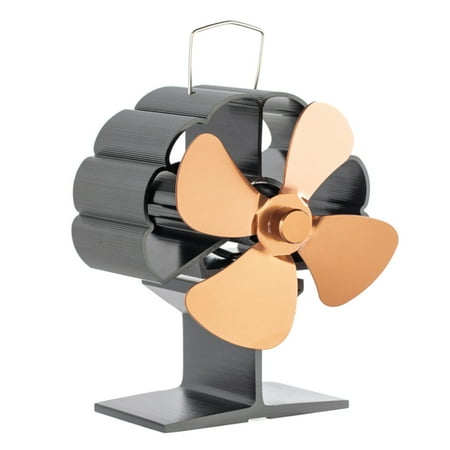 

4 Blades Heat Powered Stove Wood Stove Fan Fireplace Fan Log Wood for Burner