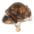 thumbnail image 4 of Figura de tortuga de cristal, artesanía, decoración de escritorio, estatua de tortuga, figura de animal de cristal para escritorio, 4 of 7