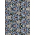 thumbnail image 1 of Ahgly Company Indoor Rectangle Patterned Blue Gray Novelty Area Rugs, 7' x 9', 1 of 6