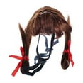 thumbnail image 1 of TechWave Pet Wig Photography Prop For Cats And Dogs Funny Hair Accessory With For Cute And Hilarious Looks Collapsible up Screen Light Paper for Photography Cardboard Sleigh Prop Happy 30th Birthday, 1 of 9