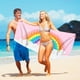 thumbnail image 5 of Microfiber Beach Towel Super Colorful Bath Towel Sandproof Beach Blanket Multi-Purpose Towel For Travel Swimming Pool 30x60 Inch, 5 of 7