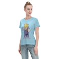 thumbnail image 4 of Women's Basic Short Sleeve T-Shirt Super Saiyan, 4 of 6