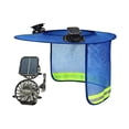thumbnail image 2 of CaiYueKe Solar Powered Hat with Fan, Foldable Sun Visor with Brim, Sun Protection Hat, Breathable Cooling Hat, Adjustable Airflow Hat, Outdoor Work Sun Hat, No Helmet Included, 2 of 7
