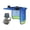 Blue, variant on TuscomSolar Powered Hard Hat Fan with 3 Speeds, Waterproof Safety Helmet Cooling Fan, Lightweight Construction Headgear for Outdoor Work