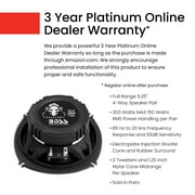 BOSS Audio Systems P55.4C Phantom Series 5.25 Inch Car Stereo Door Speakers