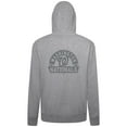 thumbnail image 3 of Men's Levelwear Heather Gray Washington Nationals Podium Banner Arch Full-Zip Hoodie, 3 of 3