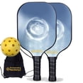 thumbnail image 1 of Pickleball Factory PB00012-1-G Pickleball Paddle Set - Crystal Clear Pickleball Paddles, Best Pickleball Set for Beginners, Glassfiber Graphite, 1 of 1