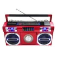 thumbnail image 5 of Studebaker Bluetooth Radio Boombox, Red, SB2145R, 5 of 6