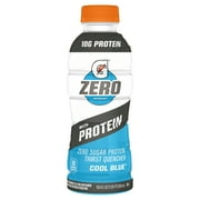 Gatorade Zero Zero Sugar Thirst Quencher Cool Blue 16.9 Fl Oz Bottle