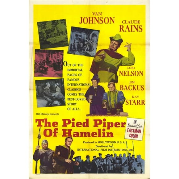 Posterazzi MOVCH9678 The Pied Piper of Hamelin Movie Poster - 27 x 40 in.