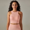 thumbnail image 1 of Traje deportivo de fitness para correr de color sólido, traje de yoga de cadera de melocotón sin costuras de cinco piezas de punto, 1 of 5