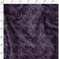 thumbnail image 3 of Soimoi Cotton Poplin Purple Fabric By the Yard - 42 Inch Wide - Maple Leaves Material - Autumnal Beauty for Home Decor Printed Fabric, 3 of 6