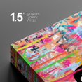 thumbnail image 4 of IDEA4WALL Canvas Print Wall Art Mona Lisa Leonardo da Vinci Spray Paint Graffiti & Street Art Abstract Illustrations Modern Art Decorative Bohemian Multicolor for Rooms - 24"x24", 4 of 5