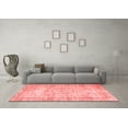 thumbnail image 3 of Ahgly Company Indoor Rectangle Abstract Red Contemporary Area Rugs, 2' x 4', 3 of 4