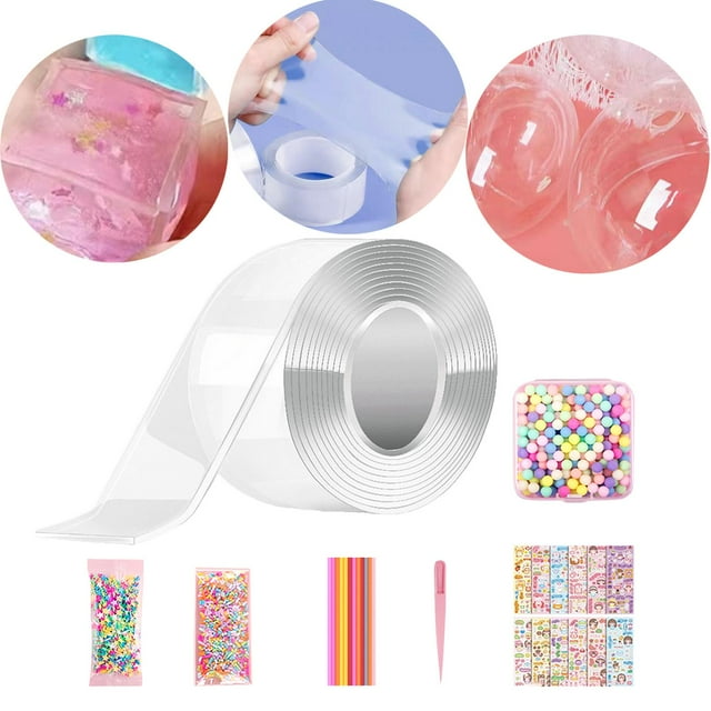 Blow Bubble Double Sided Tape DIY Crafts Multipurpose Creative Sticky Tape Style A