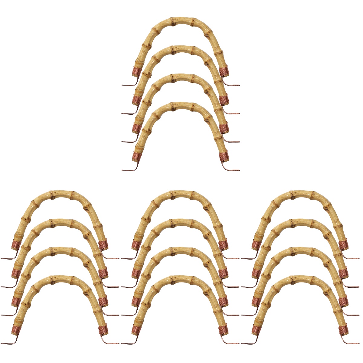 Bestonzon 16 pcs Rattan Teapot Handles Kettle Handles Replacement