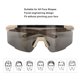 thumbnail image 3 of Gafas Militares, Previenen La Niebla Protección UV Gafas De Tiro Resistentes A Impactos Patillas Ajustables Para Montar, 3 of 8