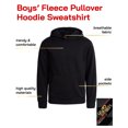 thumbnail image 2 of Quad Seven Boys' Sweatshirts - 2 Pack Basic Fleece Pullover Hoodies for Kids (Sizes: 8-18), 2 of 7