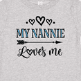 thumbnail image 4 of Inktastic My Nannie Loves Me Granddaughter Boys or Girls Baby T-Shirt, 4 of 5