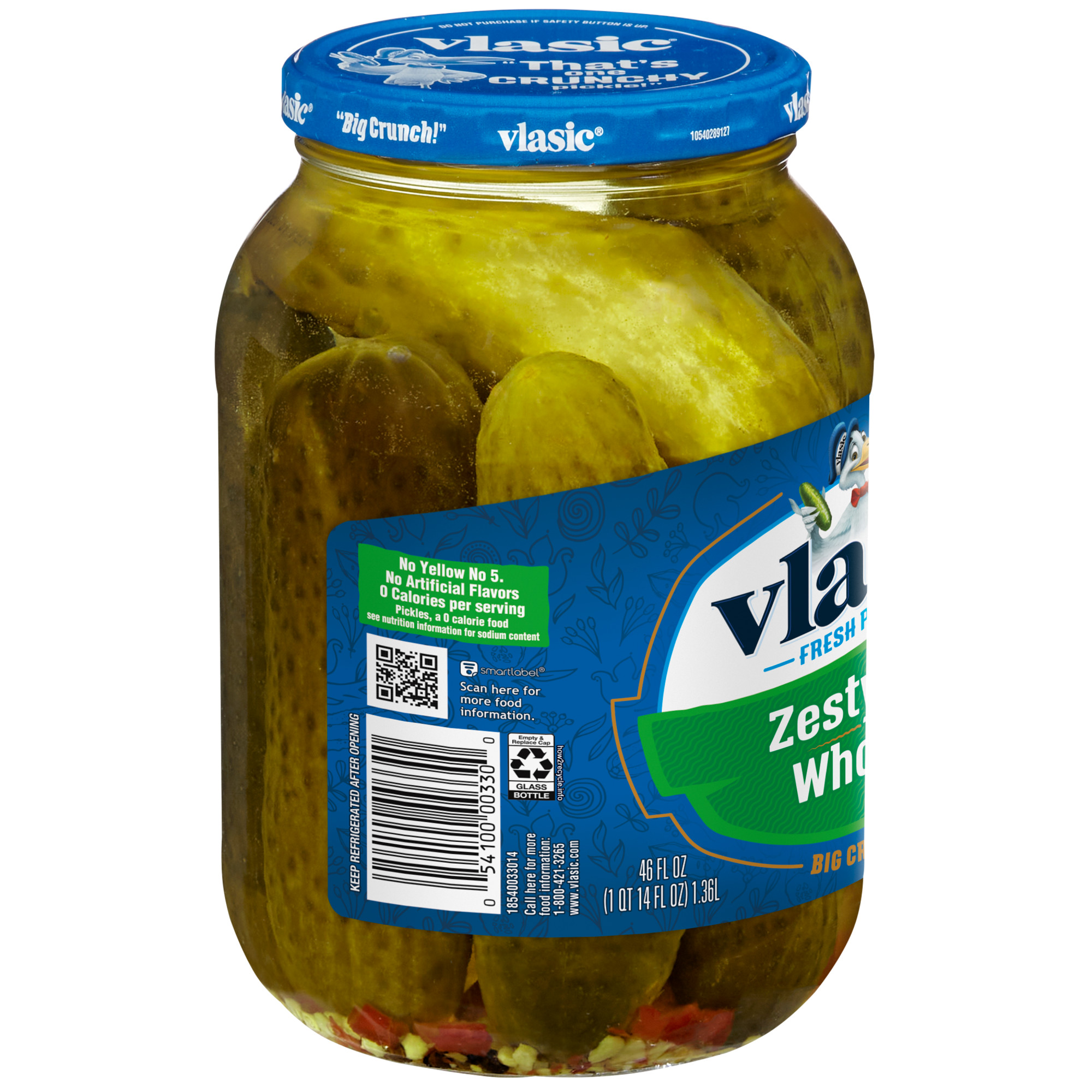 Vlasic Zesty Dill Pickles, Dill Pickle Spears, 46 fl oz Jar - image 3 of 7
