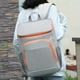 thumbnail image 5 of Mochila Térmica Mochila térmica Oxford con aislamiento para ahorrar espacio Mochila de almacenamiento (gris naranja), 5 of 5