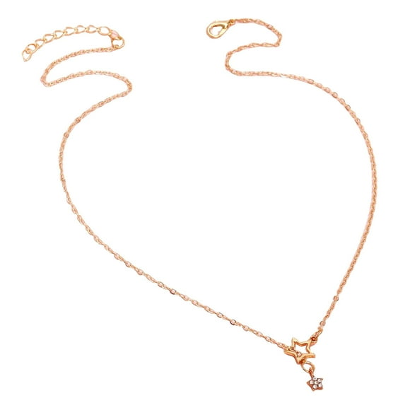 Hearth & Gear Star Necklace Choker Silver Tiny- Star Necklaces For Women And Girls Charm Choker Minimalist Stone Pendant Necklace Pendant Necklace Set Pendants Womens Statement Necklaces Initial Disc