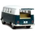 thumbnail image 4 of 5" Kinsmart Classic 1962 Volkswagen Bus Van Diecast Model Toy 1:32 VW- Green, 4 of 5