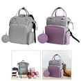 thumbnail image 4 of Knitting Bag Backpack Storage Organizer Skeins Crochet Bag Knitting Tote Bag, 4 of 6