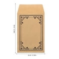 thumbnail image 4 of 50pcs sobres de papel kraft pequeño por dinero sobres de monedas de sellado sobres decorativos sobres para mini sobres en efectivo para baratijas y artículos pequeños, 4 of 5