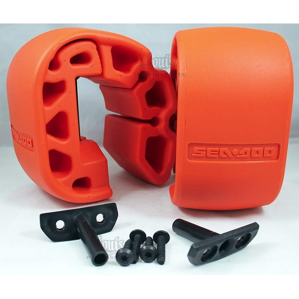 SeaDoo New OEM Spark SnapIn Fender Set Hull Side Bumper Pair Red