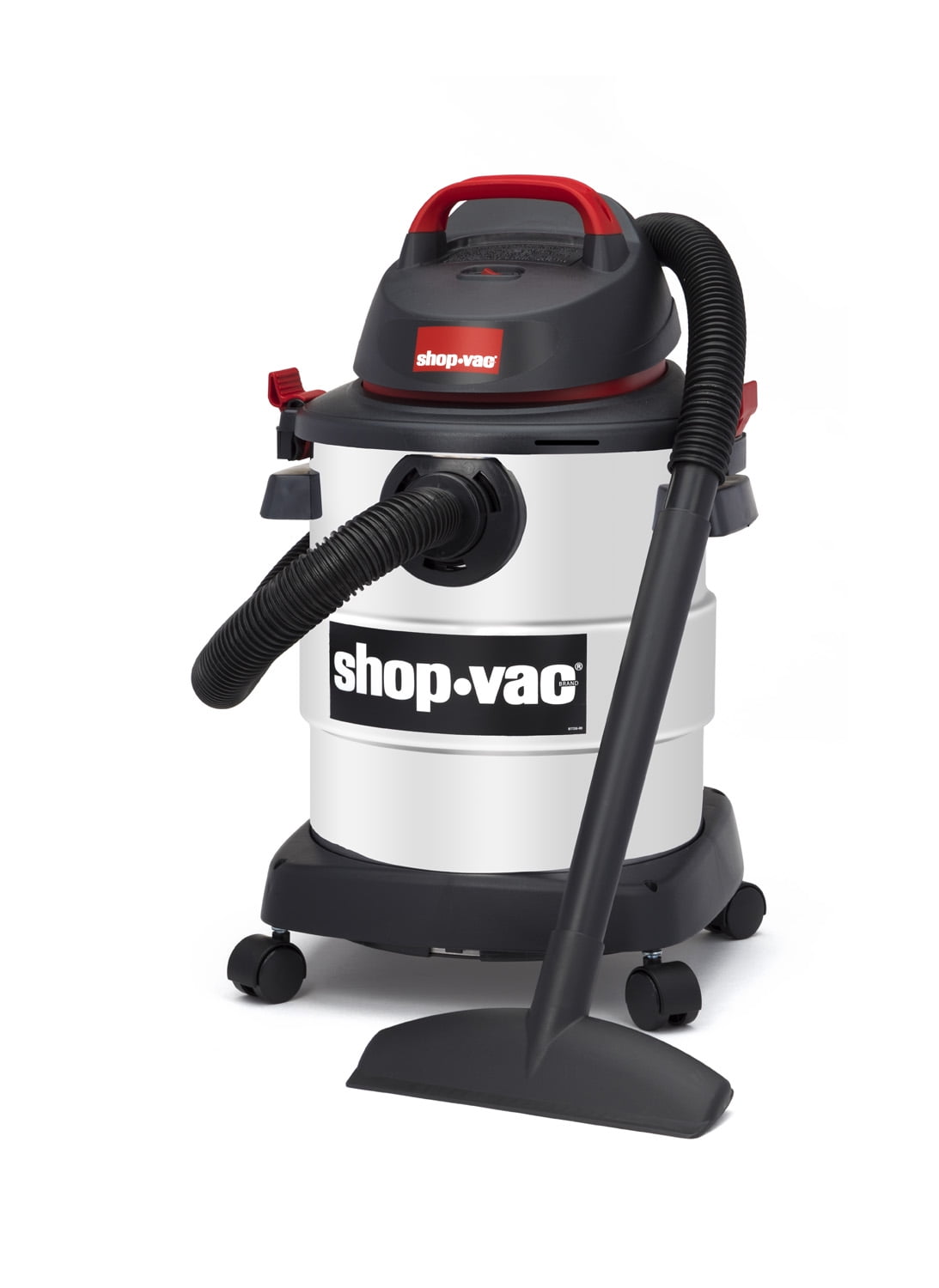 ShopVac 6 Gallon 4.5 Peak HP Stainless Steel Wet/Dry Vacuum and 2