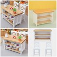 thumbnail image 4 of said Dollhouse Miniature Wood Furniture Model Tiny House Desk Decoration Sturdy Room Mini Desk Model, 4 of 6