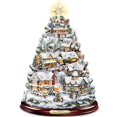 thumbnail image 2 of Escultura giratoria de árbol de Navidad, decoraciones de tren, pasta de ventana 3D, pegatinas de pasta, decoraciones navideñas, decoración del hogar de invierno, 2 of 4