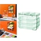 thumbnail image 2 of Organizador de platos de varios niveles para encimera o pared Verde de 3 capas, 2 of 9