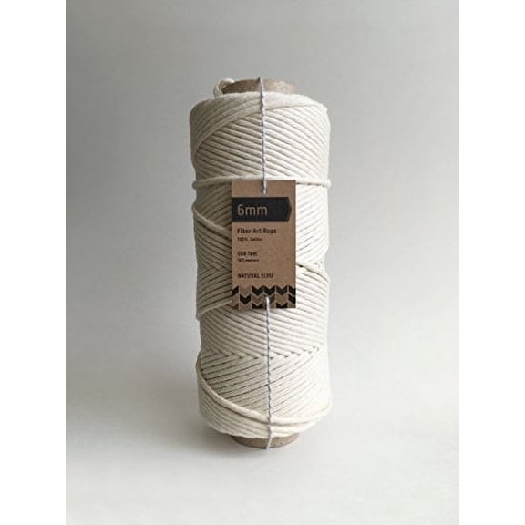 6mm Cotton Macrame Cord/Bulk Knotting Rope