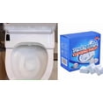 thumbnail image 4 of Pastillas limpiadoras de espuma extrafuertes para inodoros | 12 unidades | Limpia a fondo y destapa tuberías | Elimina cal, grasa, orina y residuos de jabón | Para inodoros, desagües, bañeras y, 4 of 9