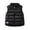 Black, variant on Esaierr Kids Baby Boys Girls Puffer Vest Winter Coat for Toddler Down Vest Jacket Sleeveless Outwear Lightweight Comfort Zip Sleeveless Jacket Top Vest for 3-12Y