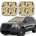 thumbnail image 1 of Saisie Différents Types de Guitares pour Voiture Pliable Pare-Soleil (Lot de 2) Offre Protection Solaire avec un Design Pliable Facile pour Pare-Brise Pratique - Grand, 1 of 4