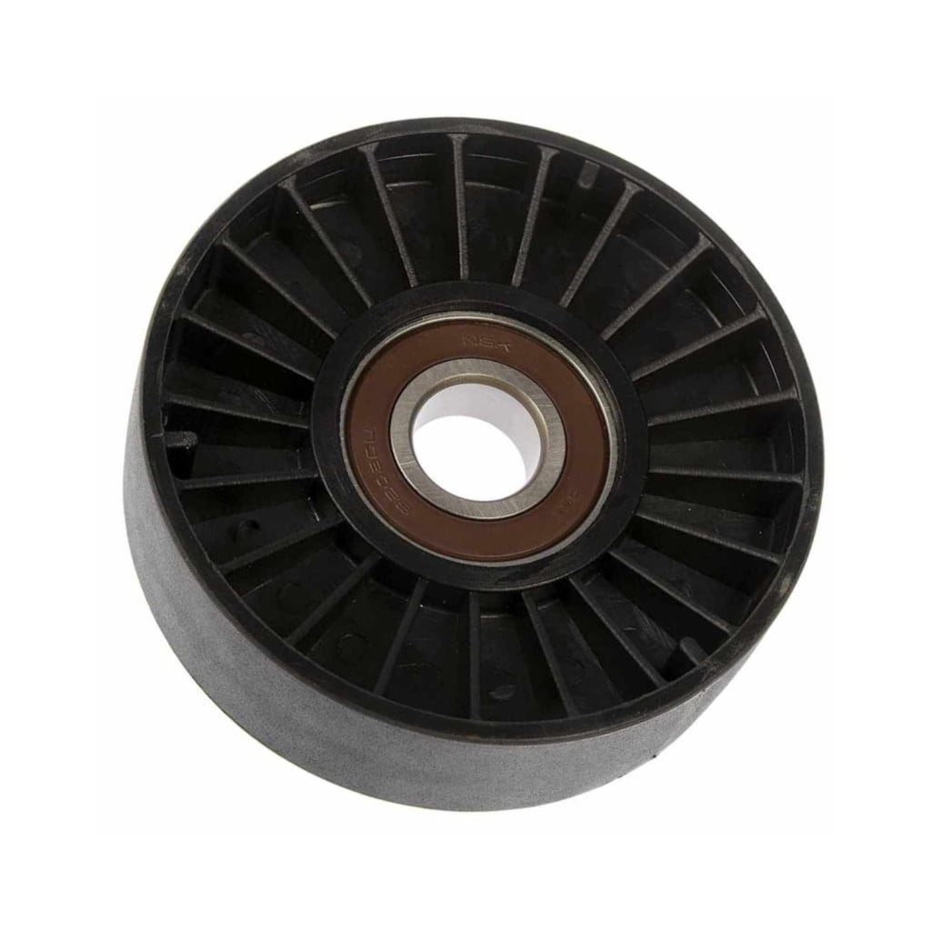 KarParts360 For Hyundai Accent 2013-2019 Idler Pulley | Polyamide | Serpentine Belt Type | Black Color | 17 Millimeters Inside Diameter | 1 Mounting Hole | 1 Pulley Bearing | 252862B000, 252862B010