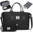 thumbnail image 1 of Bolsa de Viaje, Bolsas de Fin de Semana para Mujer con Compartimento para Zapatos, Bolsa de Mano para la Noche con Bolsa de Aseo y Bolsa para Zapatos, Bolsa de Gimnasio con Bolsillo Húmedo, Bolsas de, 1 of 8