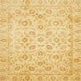 thumbnail image 1 of Ahgly Company Indoor Square Abstract Chrome Gold Yellow Oriental Area Rugs, 5' Square, 1 of 6