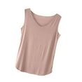 thumbnail image 3 of ZyeKqe Women s Sleep Tank Tops Sleeveless Pajamas Tops Casual V Neck Undershirts Vests Soft Comfy Pjs Top Sleepwear, 3 of 6