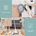 thumbnail image 6 of Orange Fruits Flowers White Pattern Kitchen Rugs Sets Of 3,Kitchen Runner Rugs Non Skid Washable,Decorative Kitchen Floor Mats for Kitchen,Sink,Laundry,17"x30"+ 17"x47" + 17"x59", 6 of 6