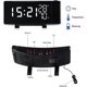thumbnail image 5 of Projection Alarm Clock with Dual Alarms, Ceiling Radio Projection Alarm Clock 180 Big Digit Digital Clock, 3 Color Switch, Dual Alarm, Dual USB Port, 5 of 5