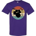 thumbnail image 3 of Inktastic Drum Set Retro Drummer Sunset T-Shirt, 3 of 5