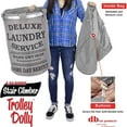 thumbnail image 2 of dbest products 38 Inch Stair Climber Trolley Dolly with Laundry Hamper, Grey, 2 of 6